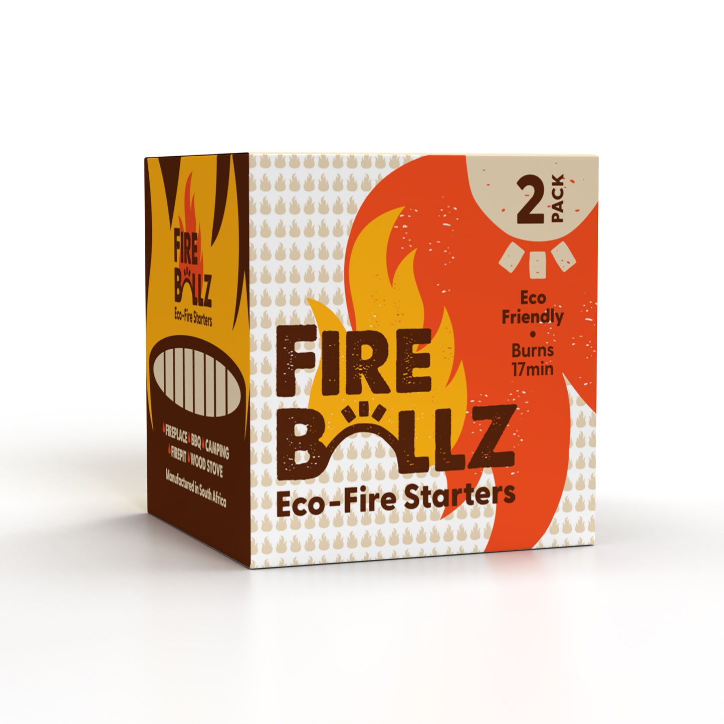 Fire Ballz Eco Friendly fire starters - 2 Pack