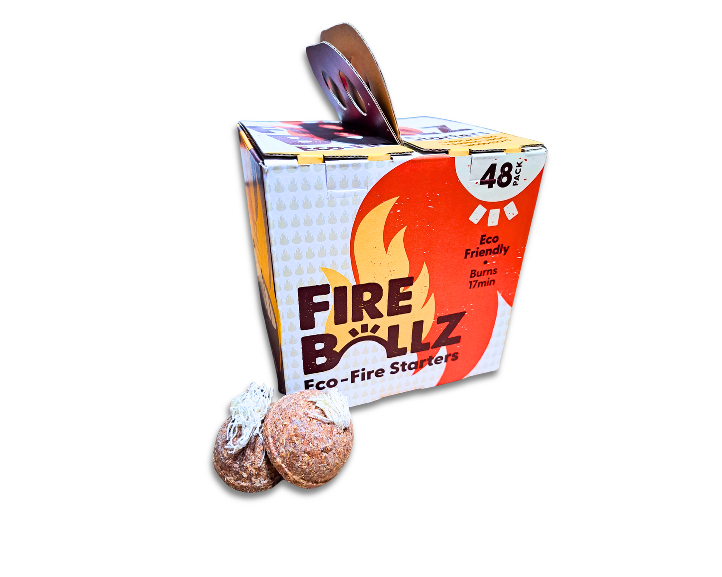 Fire Ballz Eco Friendly fire starters - 2 Pack