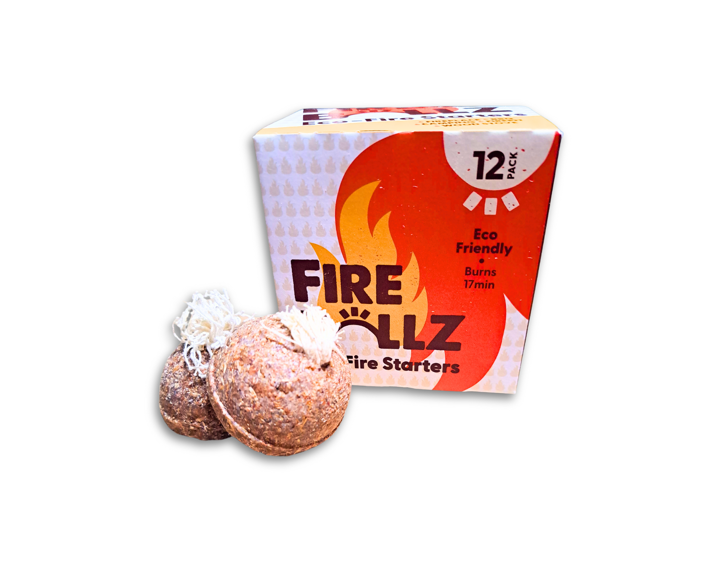 Fire Ballz Eco Friendly fire starters - 2 Pack
