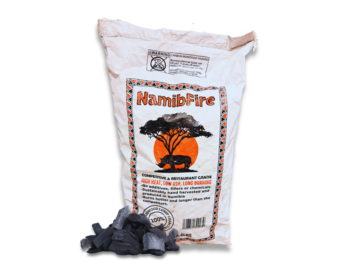 NamibFire Competitive 100% Namibian Lump Charcoal
